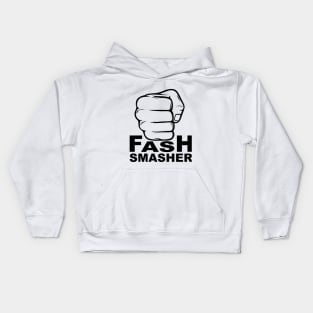 Fash Smasher - Black Kids Hoodie